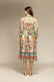Multicolor printed Flared Dress