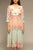 Multicolor Floral Printed Flared Dress