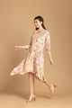 Monet Garden Printed A-Line Dress