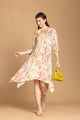 Monet Garden Printed A-Line Dress