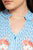 Blue Floral Printed Top