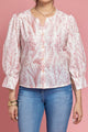 White Floral Printed Shirt