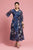 Blue Ocean Printed Flared Dress