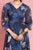 Blue Ocean Printed Flared Dress