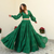 ASHADHI GREEN CHANDERI LEHENGA SET