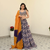 ASHADHI PURPLE PRINTED CHANDERI LEHENGA SET