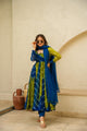 AVEERA BLUE & GREEN LEHERIYA SET